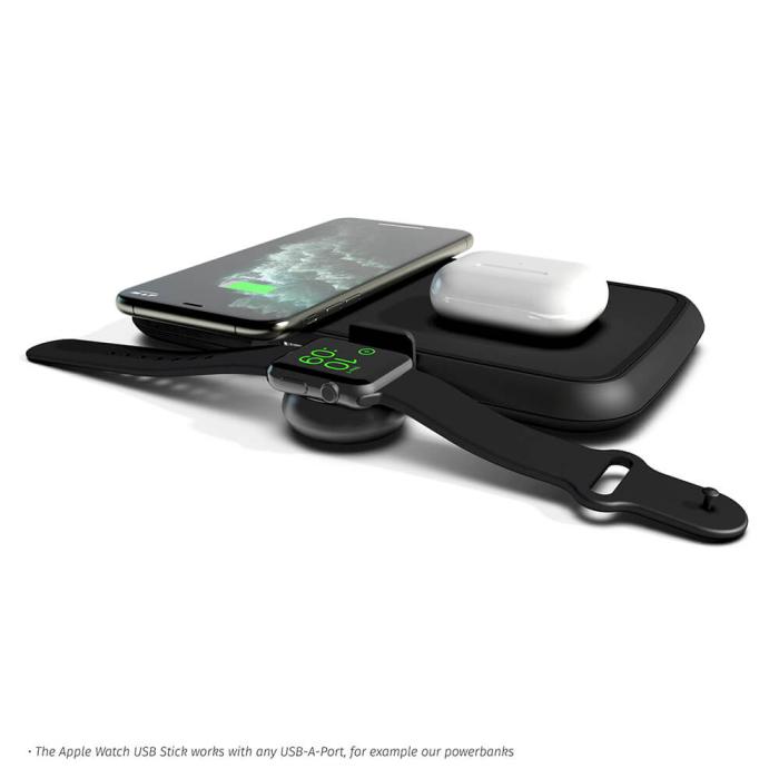 ZENS - ZENS Apple Watch Laddare Trådlös USB-A Stick - Svart