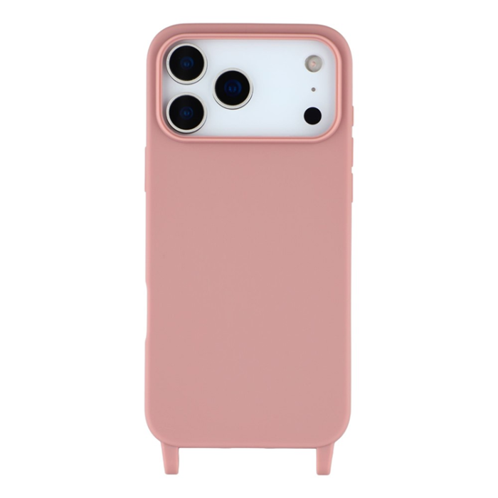 A-One Brand - iPhone 17 Pro Max Mobilskal TPU med Hål för Rem - Djuprosa