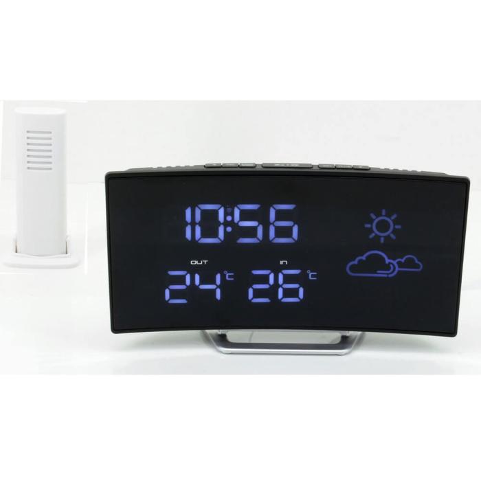 Soundmaster - Soundmaster Klockradio med väderstation