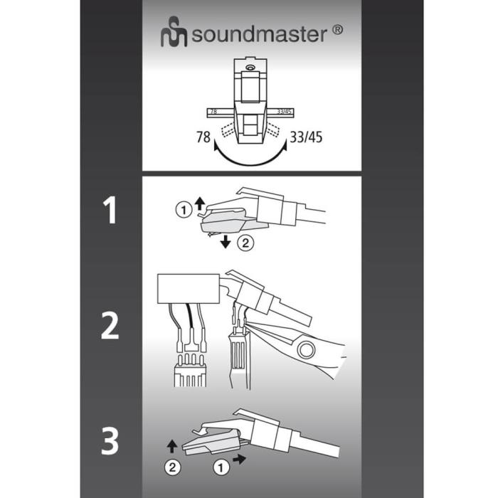 Soundmaster - Soundmaster Pickup 33/45/78 vinyl/stenkako