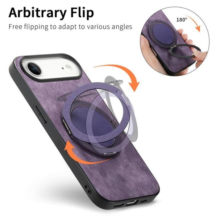 A-One Brand - iPhone Air Mobilskal Rotating Kickstand - Lila