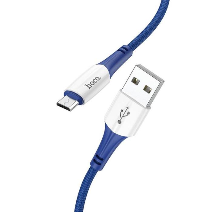 UTGATT1 - Hoco Ferry Micro USB Kabel 1m - Blå