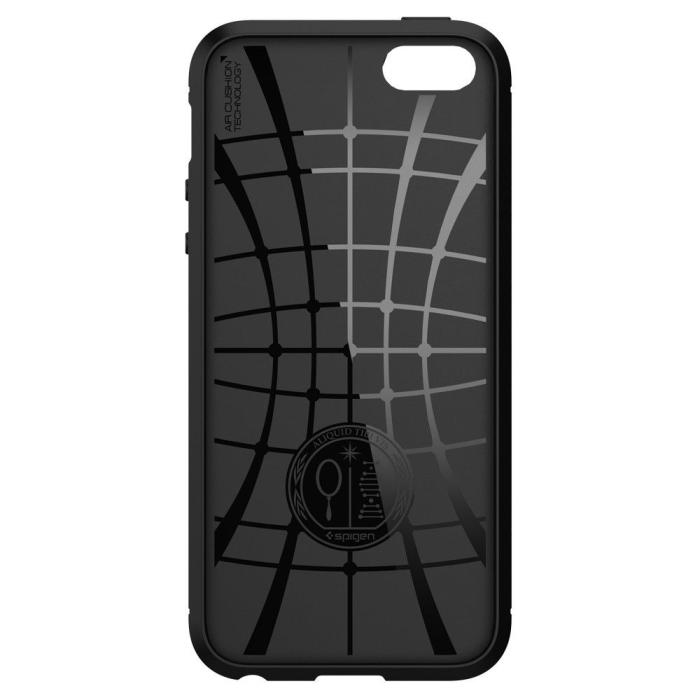 UTGATT - SPIGEN Rugged Armour iPhone 5S / Se Svart