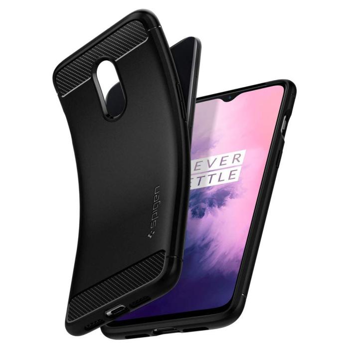 UTGATT5 - SPIGEN Rugged Armour Oneplus 7 Matte Svart