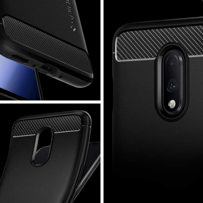 UTGATT5 - SPIGEN Rugged Armour Oneplus 7 Matte Svart