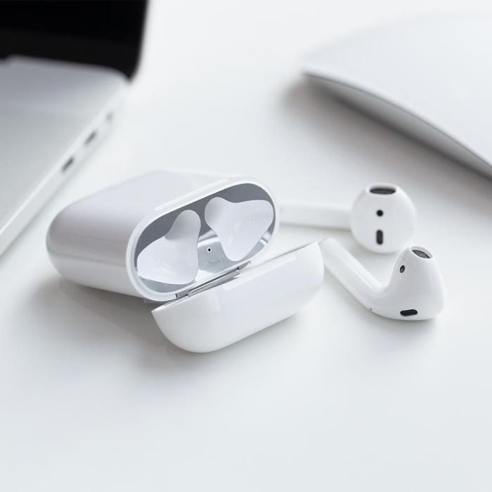 UTGATT5 - Spigen Shine Shield Sticker Airpods Silver