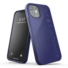 Superdry - SuperDry Mobilskal till iPhone 12 mini MagSafe Snap Compostable - Marinbl&aring;