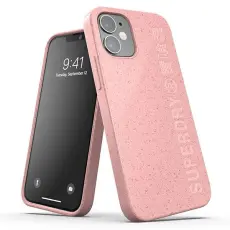 Superdry - SuperDry Mobilskal till iPhone 12 mini MagSafe Snap Compostable - Rosa