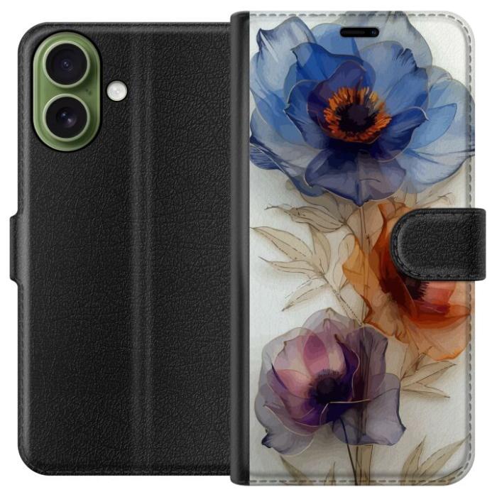 Gustaf - Plånboksfodral till Apple iPhone 17 med Silkesblommor