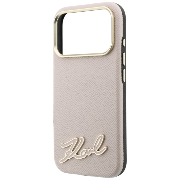KARL LAGERFELD - Karl Lagerfeld Mobilskal För iPhone 18 Pro/17 Pro Magsafe Grained Resin