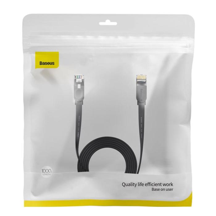 BASEUS - Baseus RJ45 Nätverk Kabel 10m High Speed - Svart