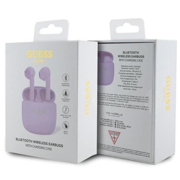 Guess - Guess TWS EST Logo Bluetooth In-Ear Hörlurar+Dockingsstation