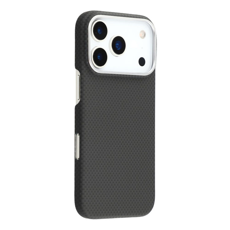 iPhone 17 Pro Mobilskal MagSafe Carbon Fiber - Svart/Blå | 2353 | AlltMobil