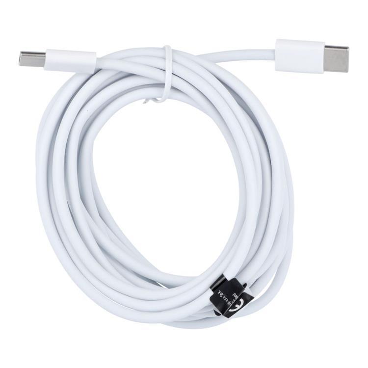 USB-C till USB-C kabel 3m 30W HD26- Vit | 3541 | AlltMobil