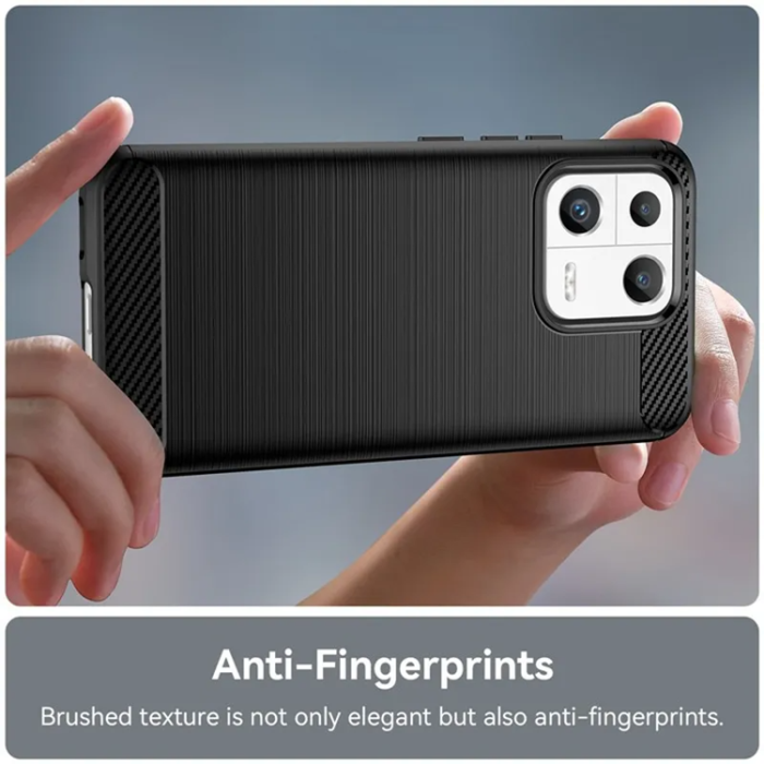 OEM - Xiaomi 13 Mobilskal Carbon Fiber - Svart
