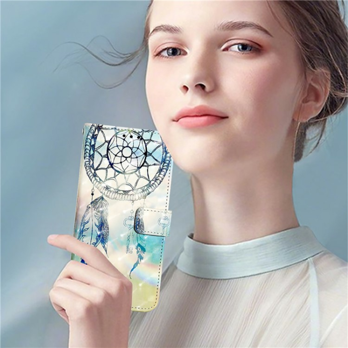 A-One Brand - iPhone 16 Pro Max Plånboksfodral Printing Pattern Med Rem