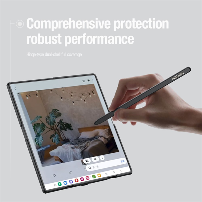 Nillkin - NILLKIN Galaxy Z Fold 7 Mobilskal MagSafe Super Frosted - Grön