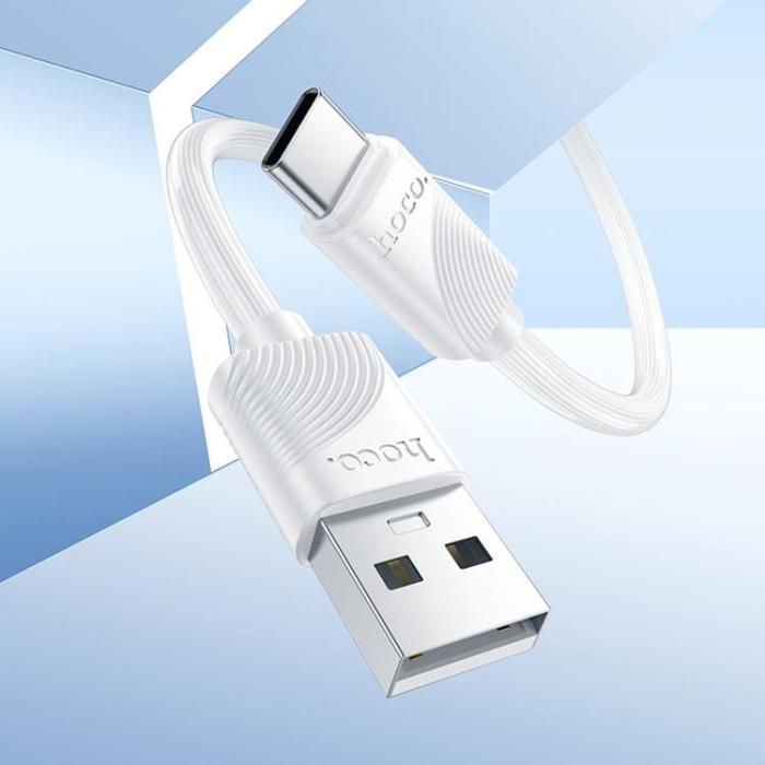 Hoco - HOCO USB-A - USB-C 3A Kabel 1m X114 - Vit