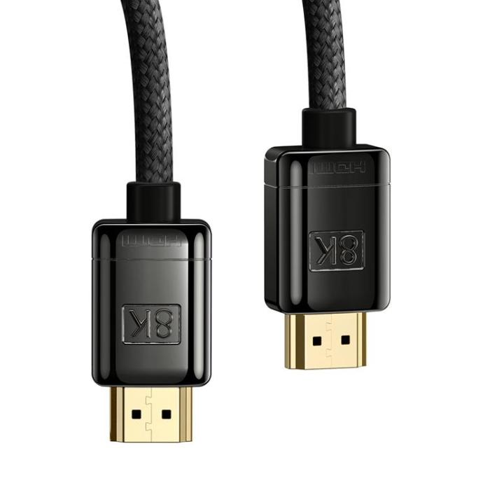 BASEUS - Baseus Definition HDMI 2.1 Kabel 8K 2m - Svart