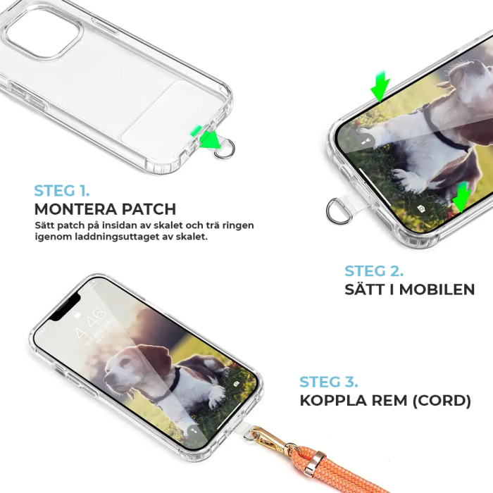 Boom of Sweden - Boom Universal Halsbandsrem för mobiler - Grå