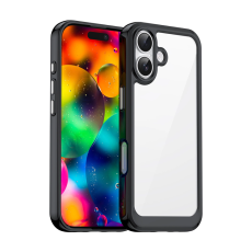 A-One Brand - iPhone 17 Mobilskal Outer Space - Svart/Transparent