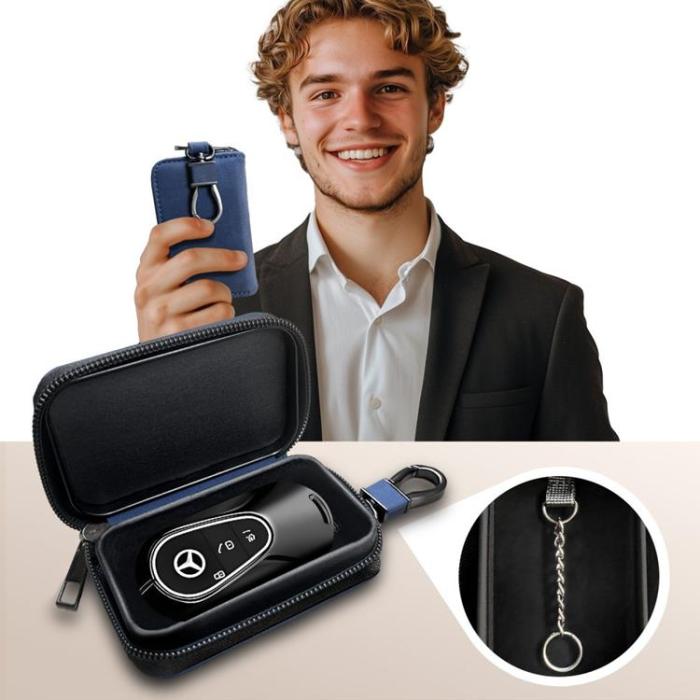 Tech-Protect - Tech-Protect KLR300 Keyless RFID Fodral Signal Blocker - Marinblå