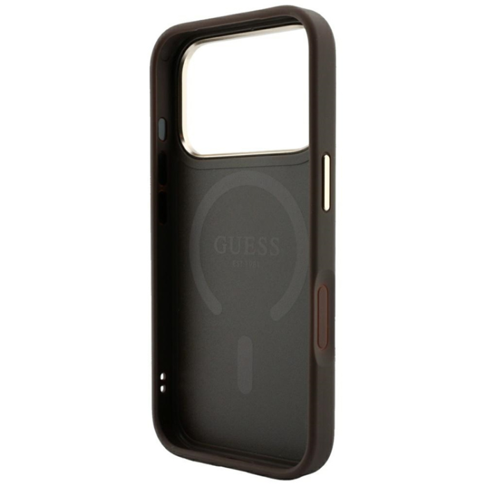 Celly - Guess iPhone 18 Pro Max/17 Pro Max Mobilskal MagSafe Embossed 4G Ring Classic