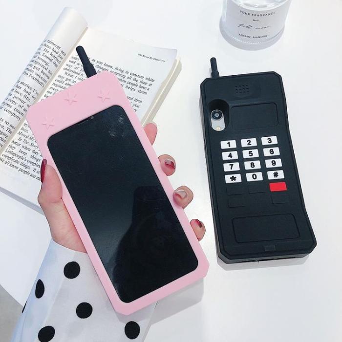 OEM - Retro Skal iPhone 7/8/SE 2020 - Svart