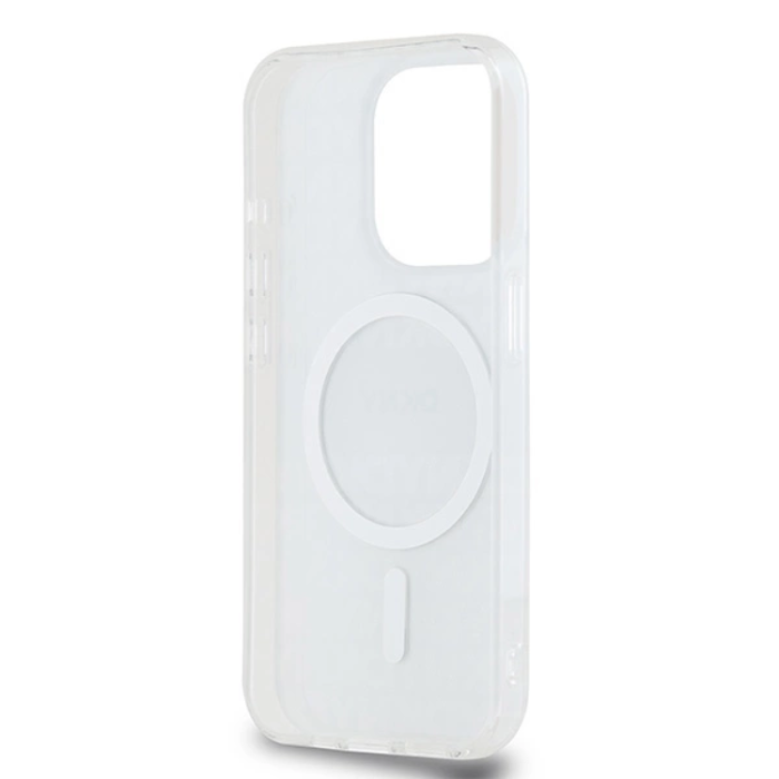 DKNY - DKNY iPhone 15 Pro Mobilskal Magsafe IML Mono & Stripe - Beige