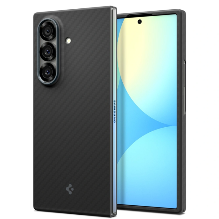 Spigen - Spigen Galaxy Z Fold 7 Mobilskal Airskin Aramid - Svart