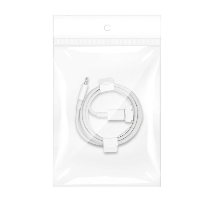 Forcell - USB-C till Lightning kabel 8-pin PD 18W 1m - Vit