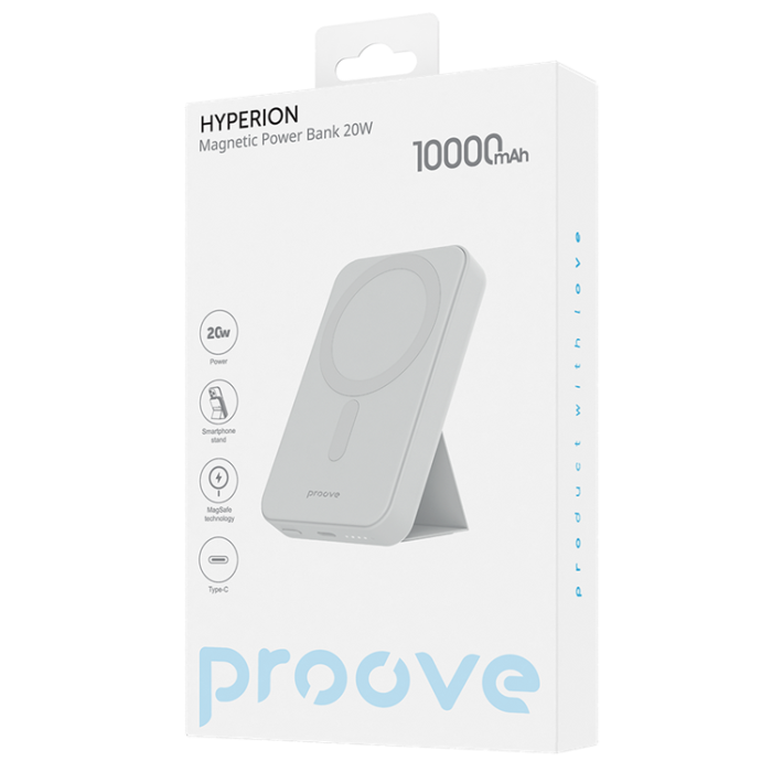 Proove - Proove Powerbank 10000mAh 20W MagSafe Trådlös Laddare Hyperion