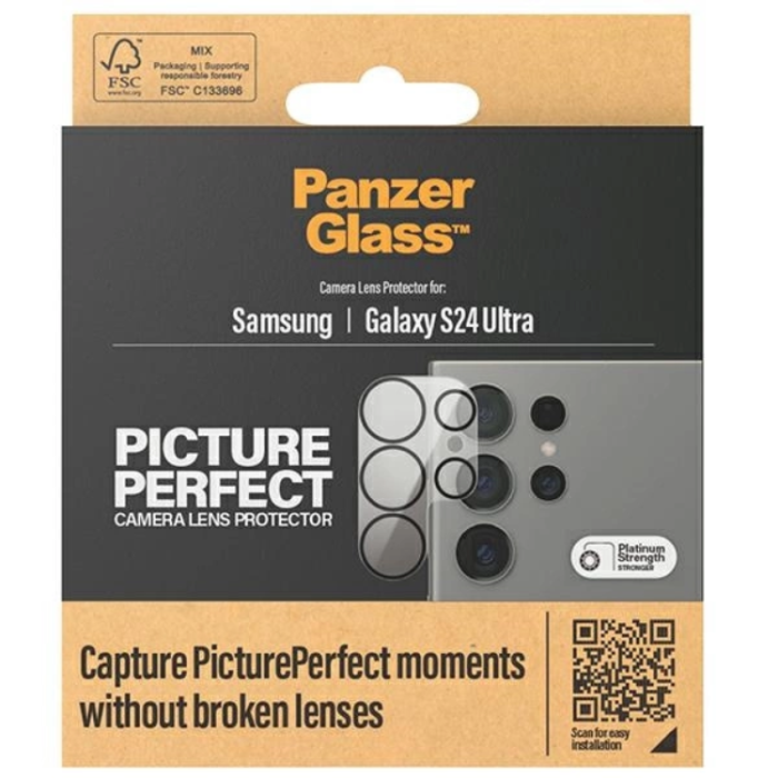 Panzer - Panzer Galaxy S24 Ultra Kameralinsskydd Härdat Glas Picture Perfect