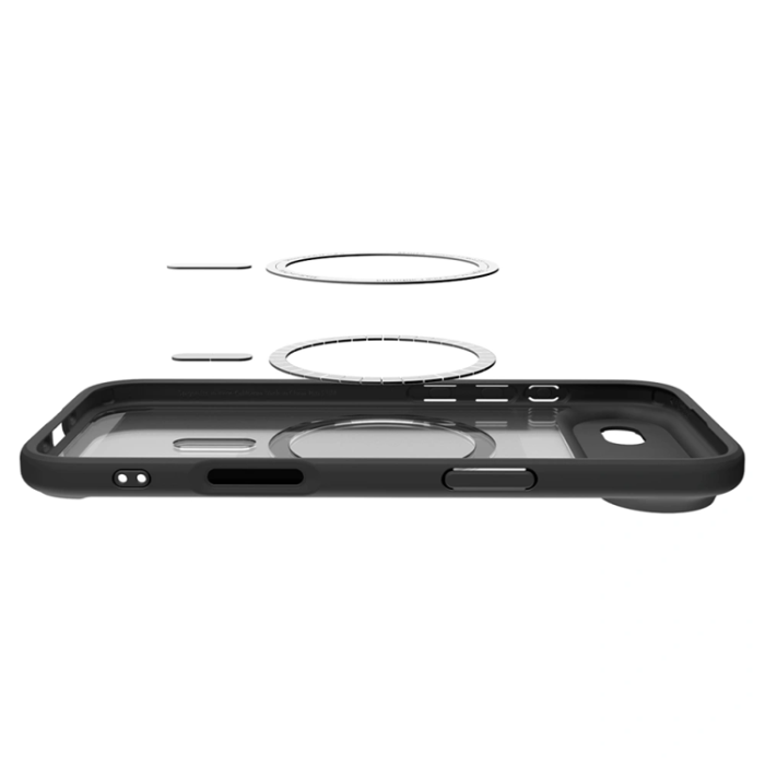 Spigen - Spigen iPhone 17 Air Mobilskal Magsafe Ultra Hybrid - Frost Svart