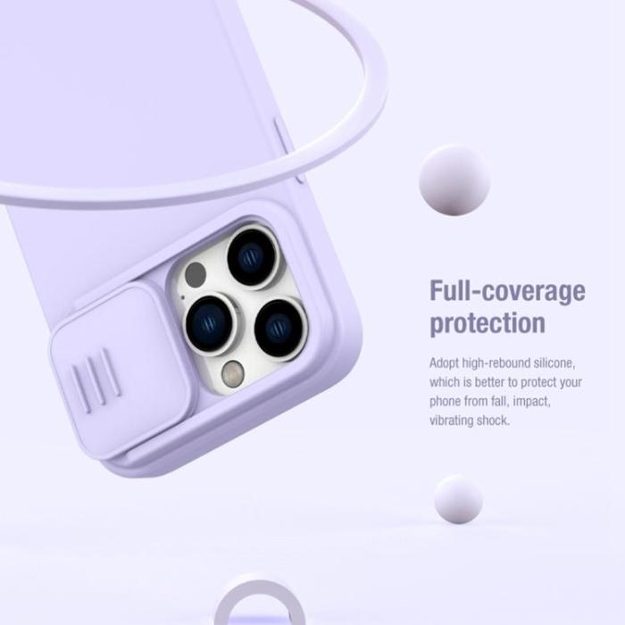 Nillkin - Nillkin iPhone 14 Pro Skal Magsafe Magnetic - Grön