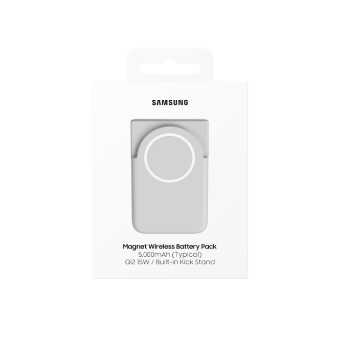 Samsung - Samsung Trådlös MagSafe Powerbank 5000mAh 25W Qi2 USB-C - Grå