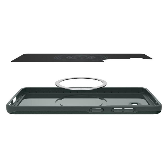 Spigen - Spigen Galaxy S25 Mobilskal Magsafe Thin Fit - Abyss Grön