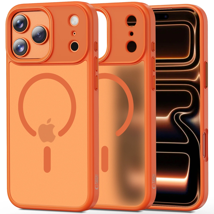 Tech-Protect iPhone 17 Pro Mobilskal Magsafe Matte - Cosmic Orange | 2353 | AlltMobil
