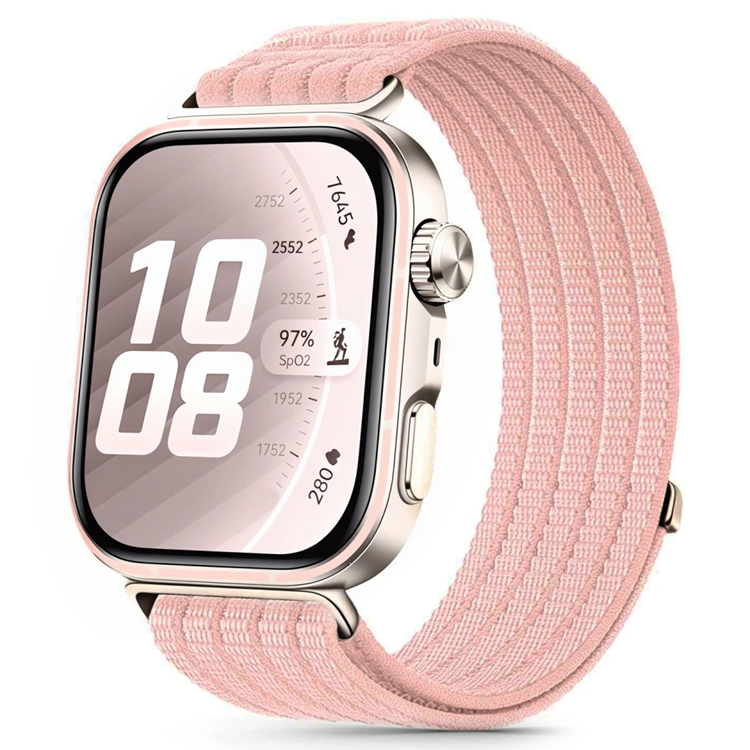 Tech-Protect Huawei Watch Fit 3/4/4 Pro/5/5 Pro Armband Nylon - Ljusrosa | 5123 | AlltMobil