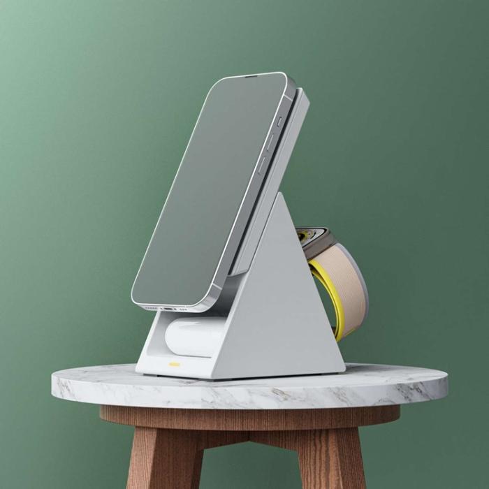 Choetech - Choetech 3-in-1 Trådlös Laddare Universala 15W - Vit
