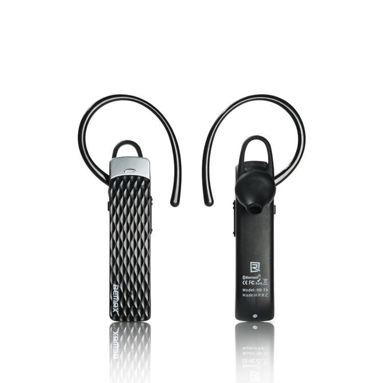 REMAX Single In-Ear Trådlösa Hörlur Bluetooth Med Mic Stereo T9 - Svart | 505771 | AlltMobil