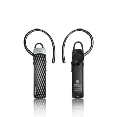 Remax - REMAX Single In-Ear Tr&aring;dl&ouml;sa H&ouml;rlur Bluetooth Med Mic Stereo T9 - Svart