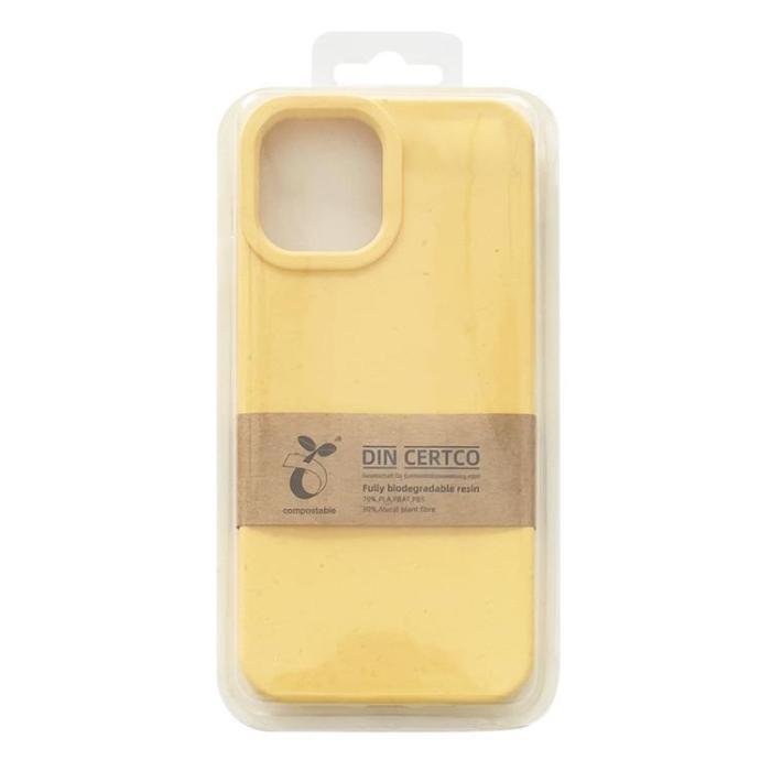 Ruhtel - Eco Silikon Skal iPhone 12 Pro - Gul