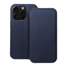 OEM - iPhone 16 Pro Max Plånboksfodral Dual Pocket - Marinblå