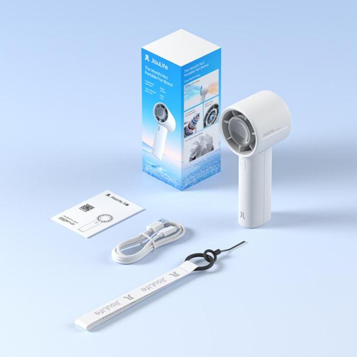 Jisulife - Jisulife Bärbar USB Handfläkt 4000 mAh Fan 10 - Grå