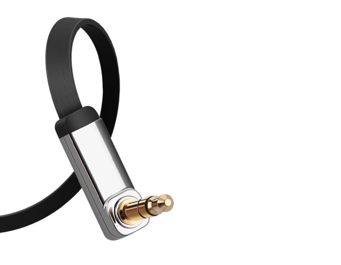 Ugreen - Ugreen AUX ljudkabel 3,5 mm minijack 1m - Silver