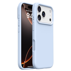 A-One Brand - Mobilskal till iPhone 17 Pro Silikon Microfiber Lining - Bl&aring;