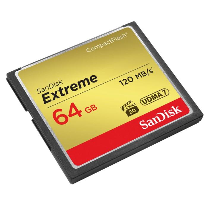 Sandisk - SANDISK Minneskort CF Extreme 64GB 120MB/s UDMA7
