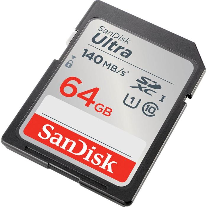 Sandisk - SANDISK Minneskort SDXC Ultra 64GB 140MB/s