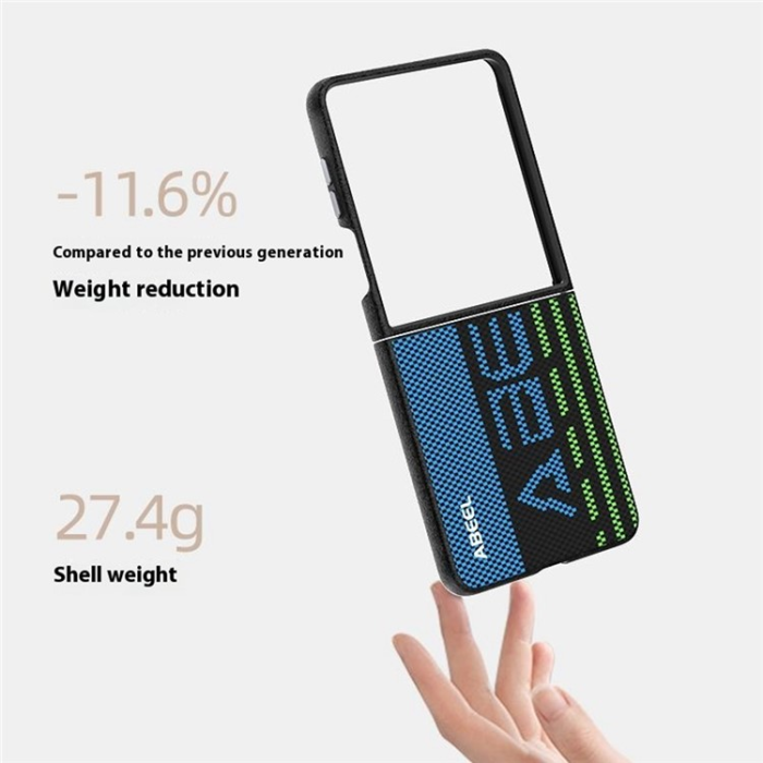 ABEEL - Abeel Galaxy Z Flip 7 Mobilskal MagSafe Printed Lader